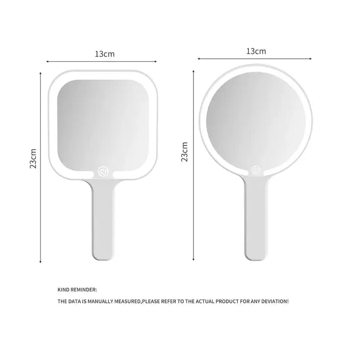 Miroir de maquillage intelligent LED