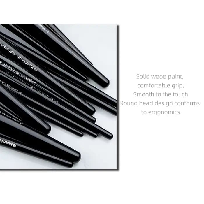 Sephora 15 pinceau de maquillage tête ronde fard à paupières brosse en bois massif professionnel oeil Design de mode