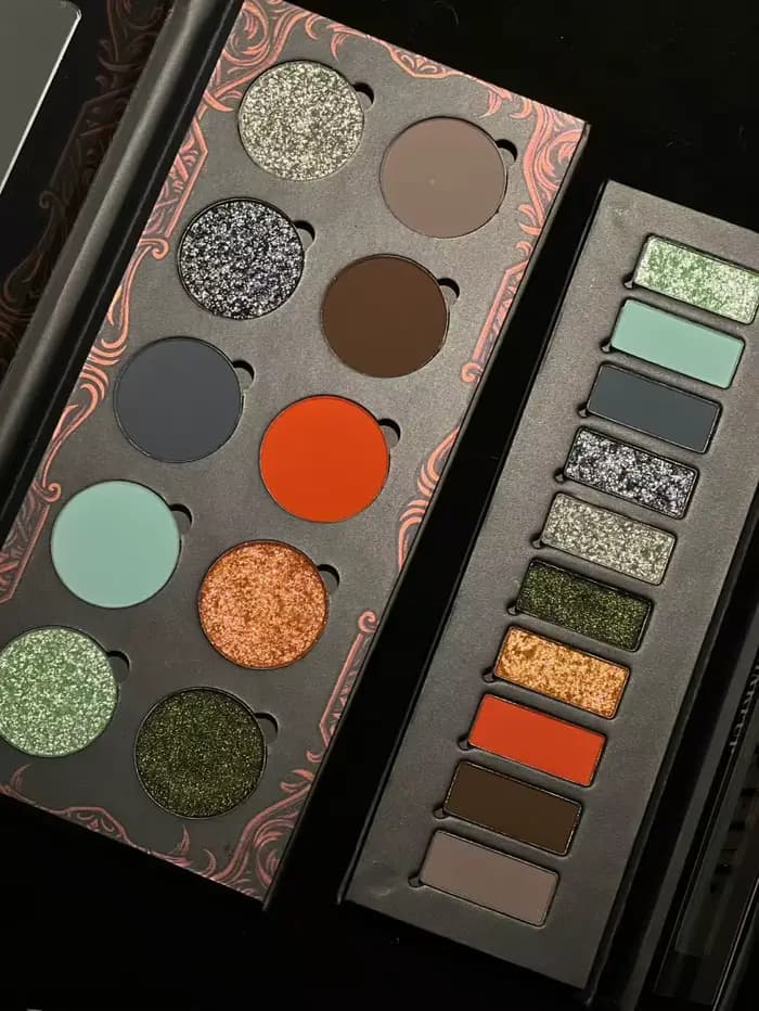 Shellwe Makeup · x Ghoul Co Série de marque Co-branded Nocturnal Flame Night Flame Eye Shadow Disk C