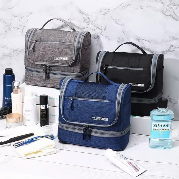 Trousse de toilette Portable avec crochet de suspension