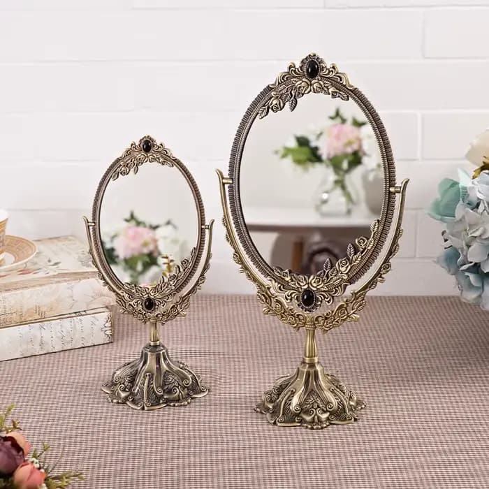 Miroir mural ovale De Style européen pour femmes