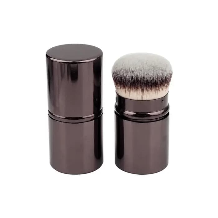 1 pièces pinceau à Blush rétractable Kabuki fond de teint brosse douce poudre moelleuse Contour pinceaux de maquillage