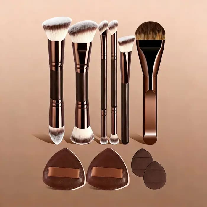 Ensemble de pinceaux de maquillage professionnels 6/10/18 pièces