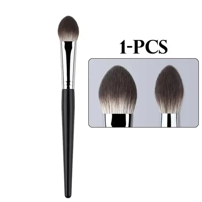 1/2Pcs Peach Heart Blusher Brush - Petit pinceau plat et précis pour le blush en poudre/crème/liquid