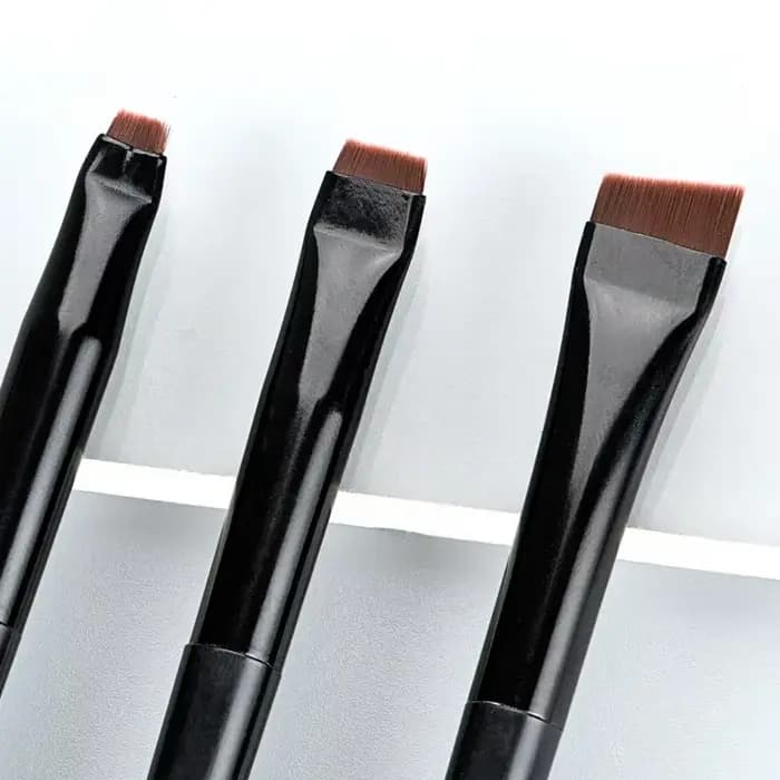 Karsyngirl-Pinceau eyeliner portable plat et fin pour contour des yeux