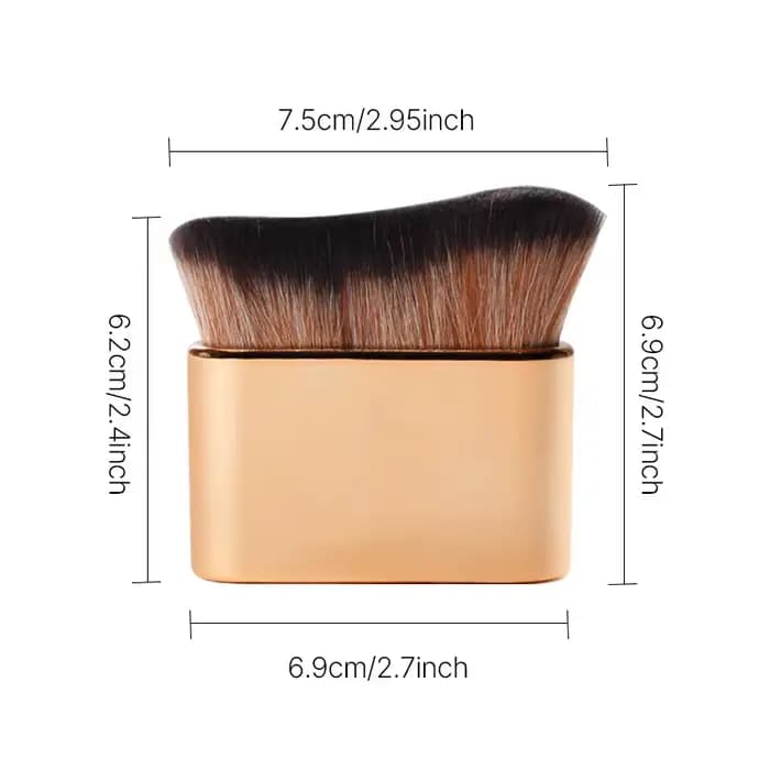 Pinceau de maquillage multi-usages à poils doux pour fond de teint liquide