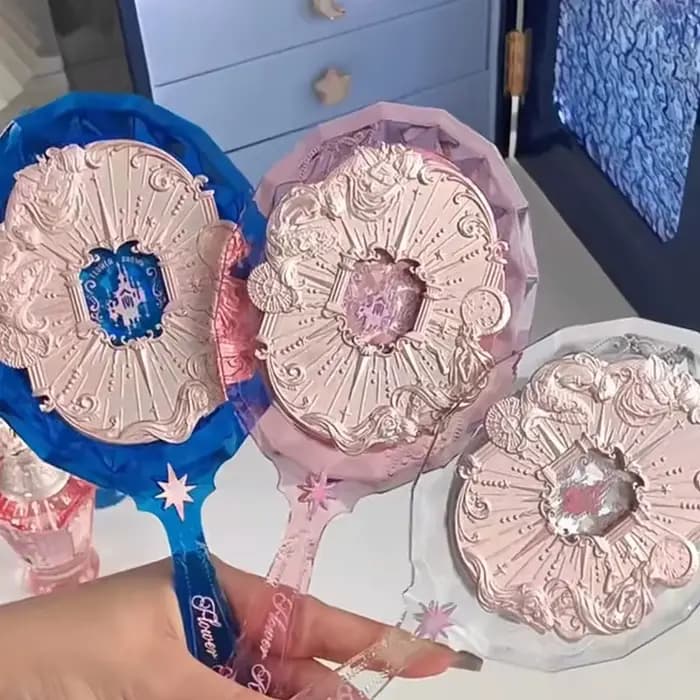 Flower Knows Moonlight Mermaid Miroir de maquillage pour dames