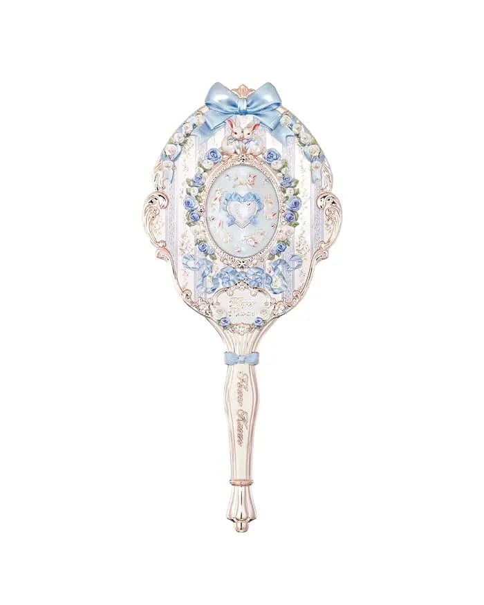 Flower Knows Mirror Midsummer Night Little Angel Bunny Garden Mirror Strawberry Cupid Handheld Mirror Shell Jewelry Mini Mirrors