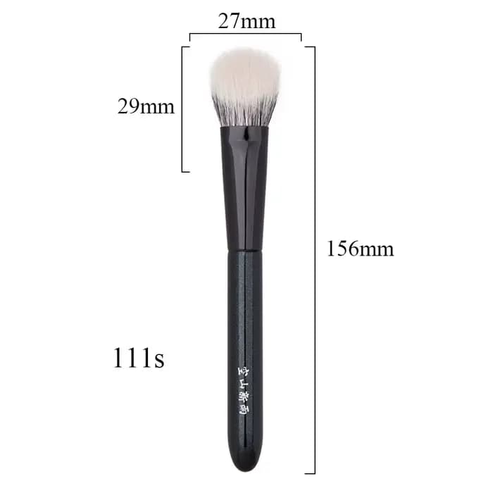 111 pinceaux de maquillage professionnels faits à la main doux Saikoho poils de chèvre inclinés poin