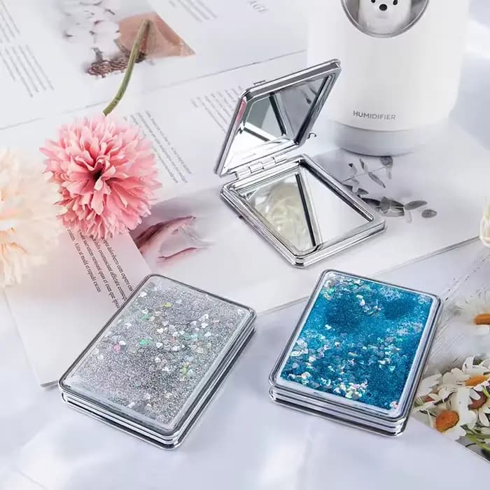 Miroir de maquillage viral créatif en forme de sablier