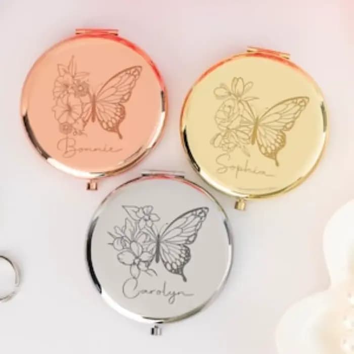 Miroir papillon personnalisé 1 pièce