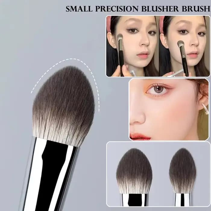 1/2 pièces coeur de pêche fard à joues brosse poudre Blush crème liquide