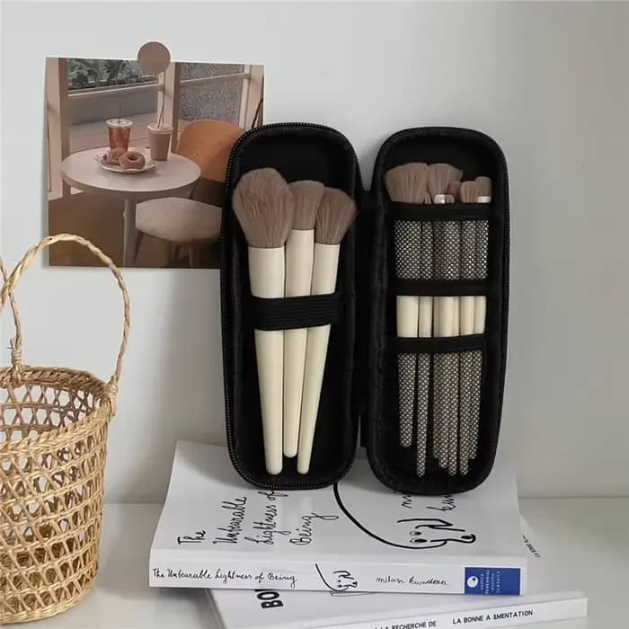 Sacs de rangement de cosmétiques noirs