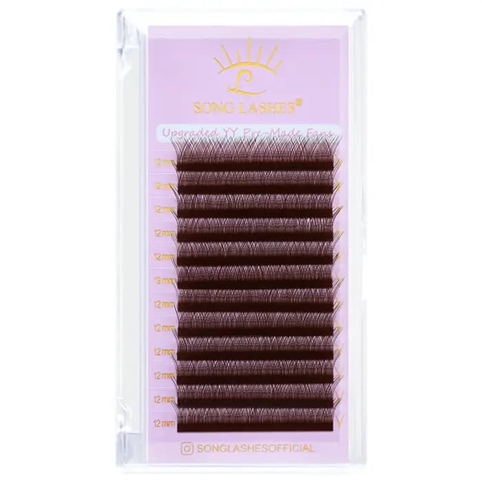 SONG LASHES Y forme ventilateurs préfabriqués Extensions de cils pour Salon