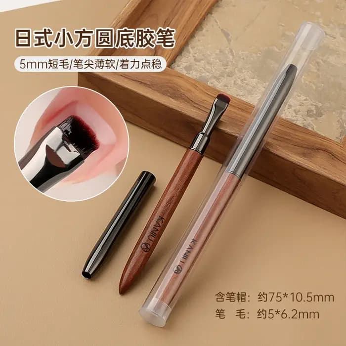 Brosse de peinture sur Gel en bois