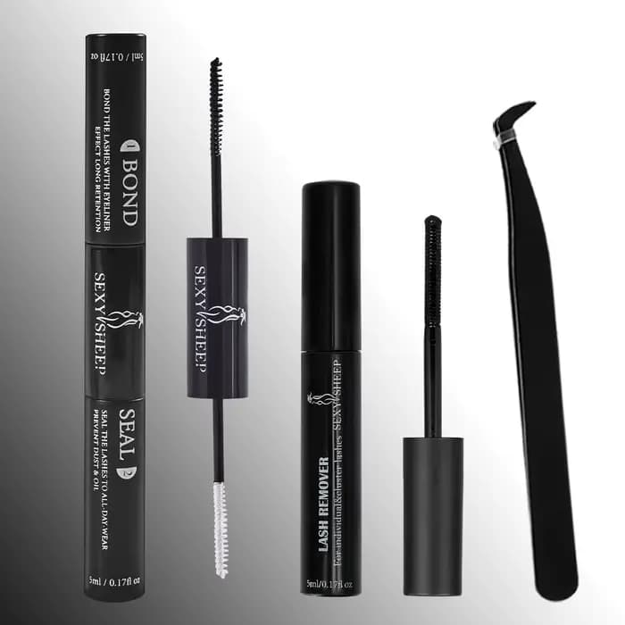 SEXYSHEEP Liaison et joint de cils 10 ml Colle et joint de cils individuels Kit d'extension de cils
