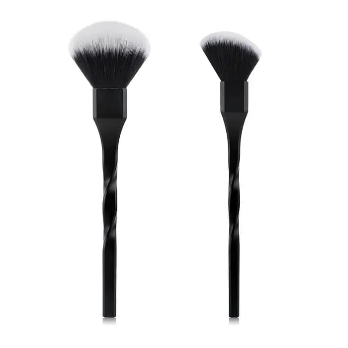 1 pièces spirale conception poignée en plastique beauté maquillage pinceaux cosmétiques poudre Blush brosse