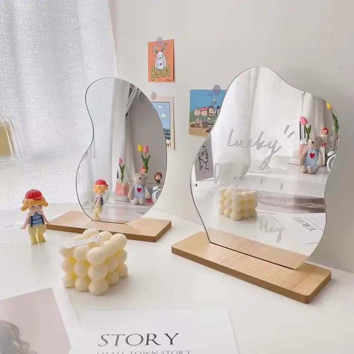 Miroir sur pied décoratif pour bureau