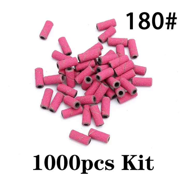 1000 pièces 3mm Mini zèbre ongles bandes de ponçage Machine électrique foret
