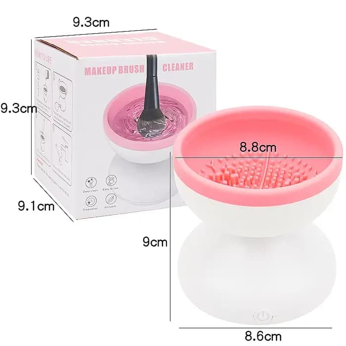 Nettoyeur de pinceaux de maquillage électrique