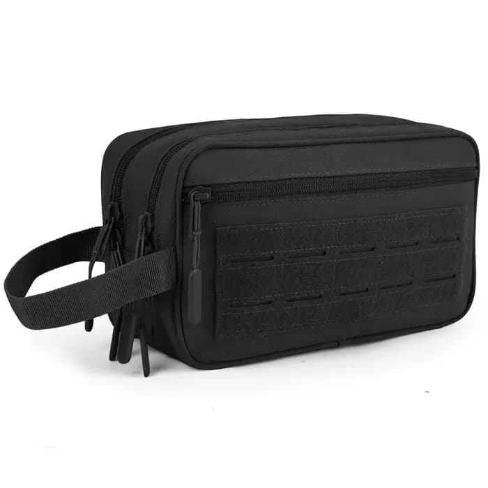 Trousse de toilette tactique hygiène extérieure étanche voyage douche outil pochette Molle hommes Kit de rasage maquillage sac cosmétique