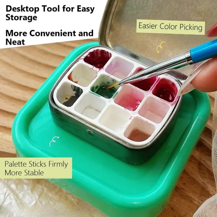 Plateau magnétique Portable pour organisateur de Nail Art, conteneur de rangement de conception d'ye
