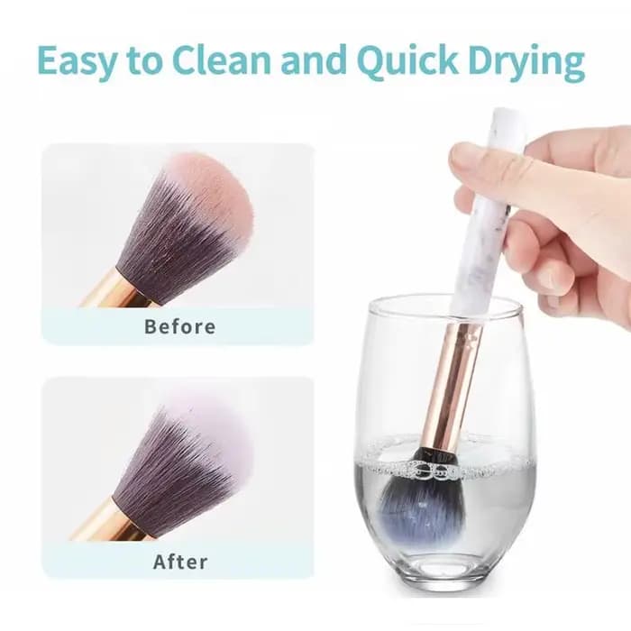 Solution de nettoyage de pinceaux de maquillage