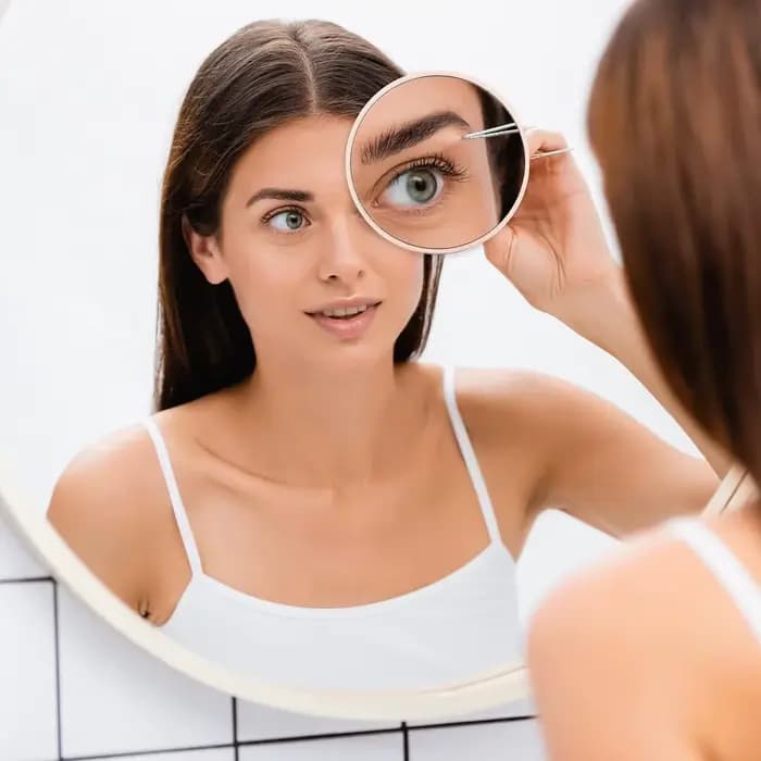 Mini miroir grossissant 50X