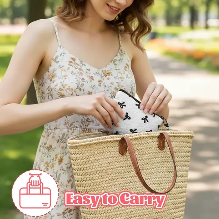 Petite trousse de maquillage mignonne pour sac à main