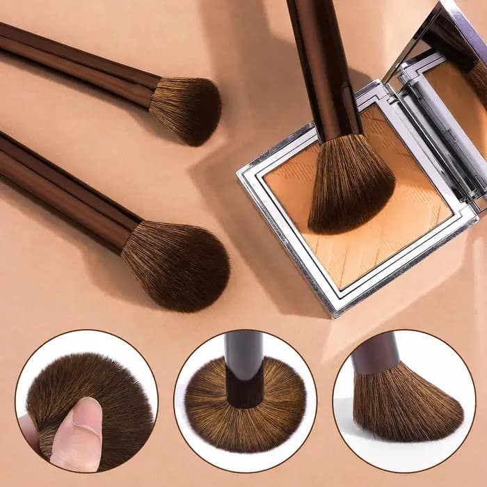 Ensemble de pinceaux de maquillage - 18 pièces multifonctionnelles de haute qualité - Incluant 15