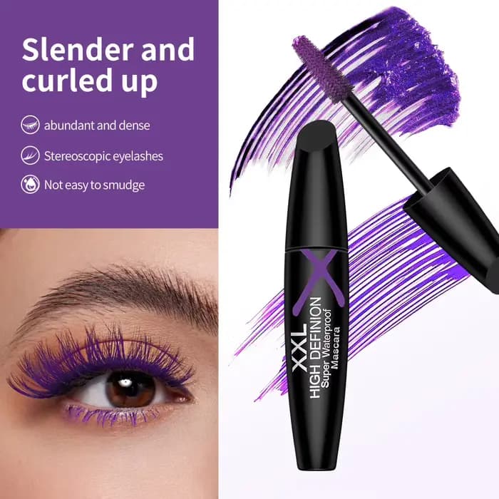 Mascara 6 couleurs, volumisant et allongeant