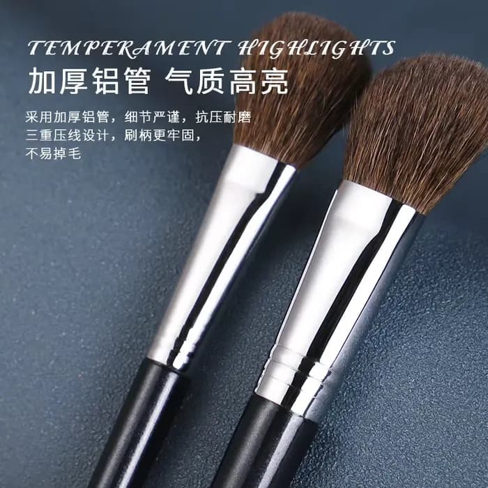 1pc écureuil cheveux Blush pinceaux de maquillage visage détail ombre