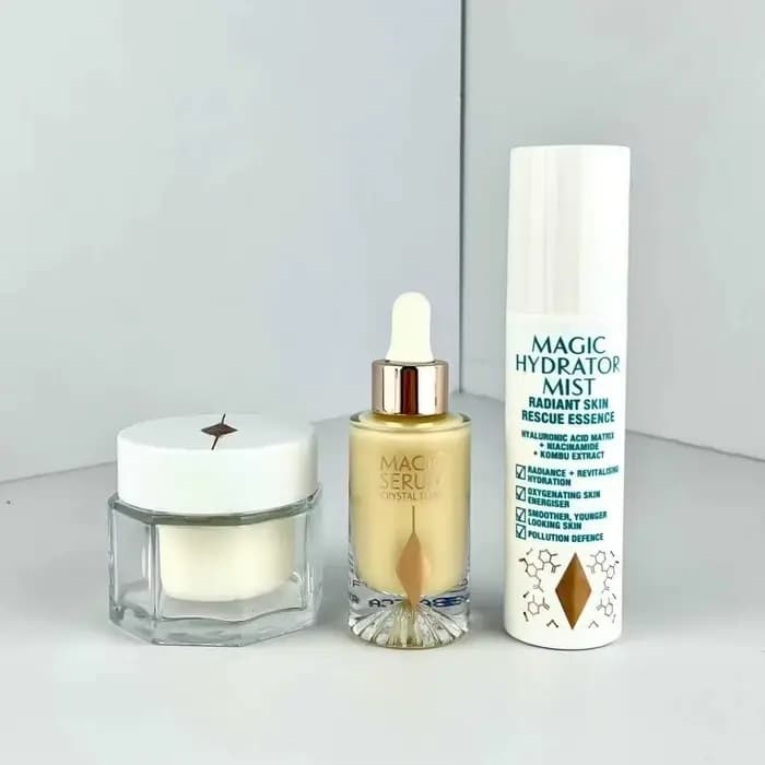 Kits d'outils de maquillage Magic Collection : Crème + Sérum + Brume pour une peau éclatante