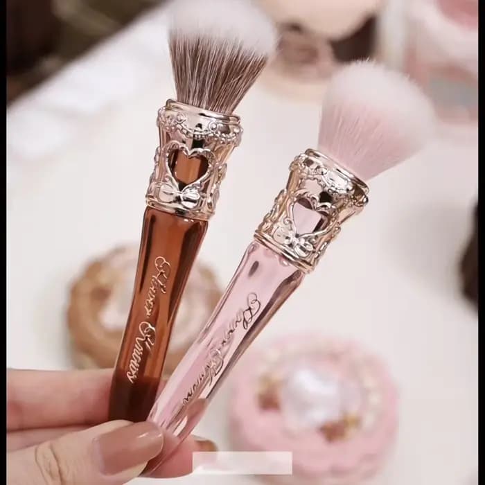 FLOWER KNOWS THE SWEETIE BEAR COLLECTION ROUNDER Blush Pinceaux à poudre libre