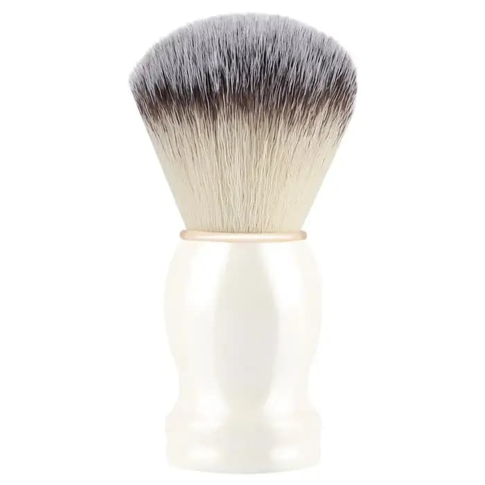 Pinceau à raser la barbe, pinceaux de maquillage, 1 pièce, manche en bois, poils de porc, pour salon de coiffure, barbier, mousse à raser, outils de nettoyage facial pour hommes