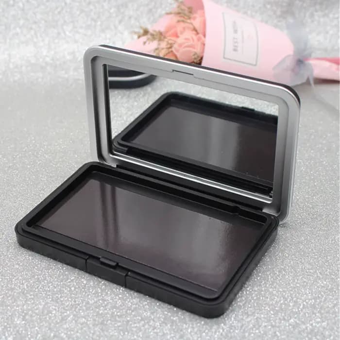 1Pc noir mat vide magnétique cosmétiques Palette fard à paupières