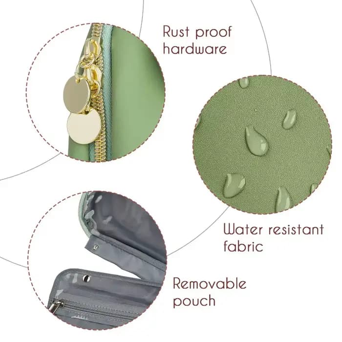Trousse de Toilette Multifonctionnelle Résistante à l'Eau pour Femme