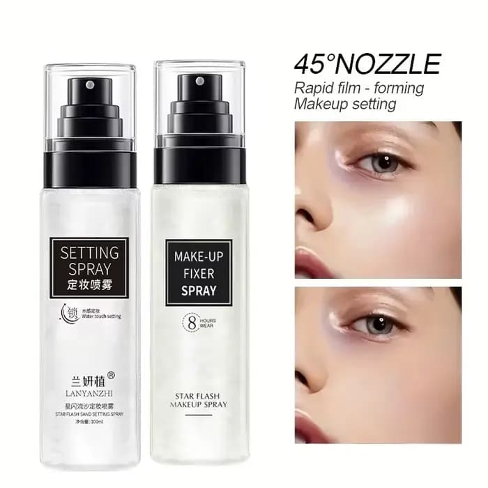Spray fixateur de maquillage, imperméable, résistant à la sueur, longue durée, contrôle de l'huile,