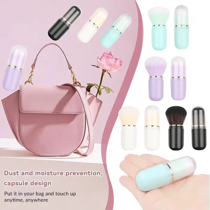 Pinceau de maquillage rétractable