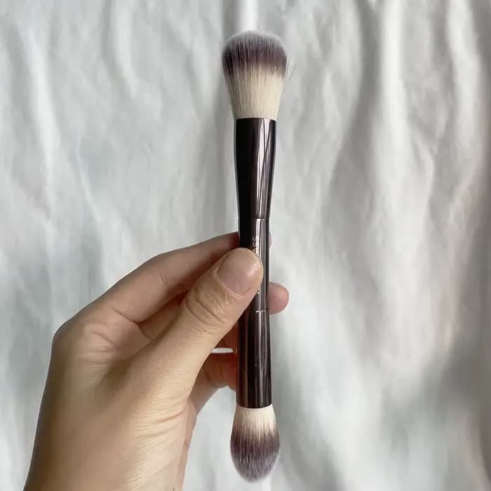Sablier AMBIENT LIGHTING EDIT BRUSH Double extrémité poudre surbrillance Blush bronzant pinceau de maquillage