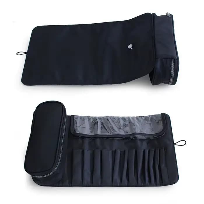 Trousse de maquillage imperméable en nylon pour femme