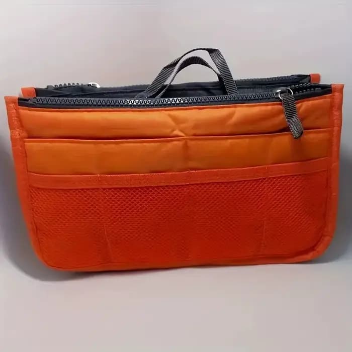 Trousse de toilette de voyage pour hommes et femmes. Tissu Oxford léger et durable avec poches zippé