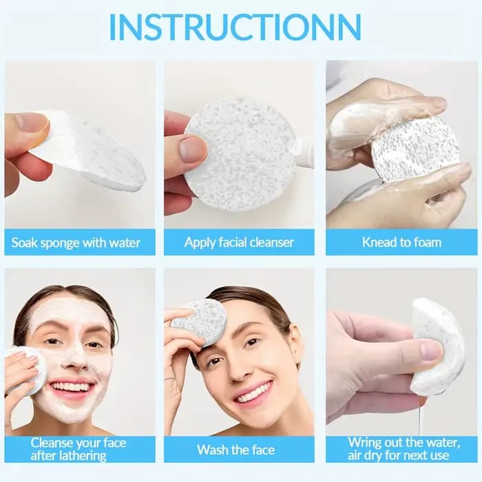 Éponges naturelles pour le visage