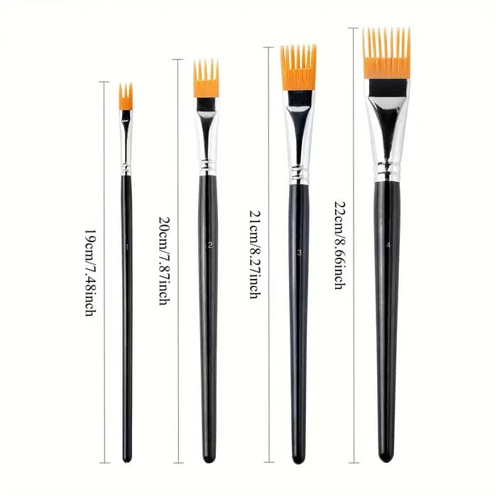 Pinceaux aquarelle en poils de nylon – Disponibles en plusieurs tailles pour la variété d'artistes de techniques de