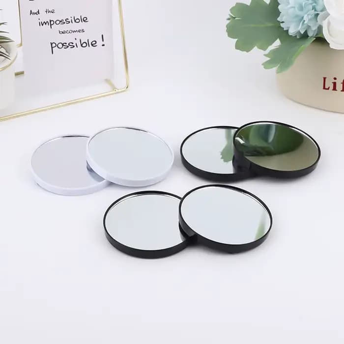 Miroir de maquillage rond grossissant 20x pour le visage