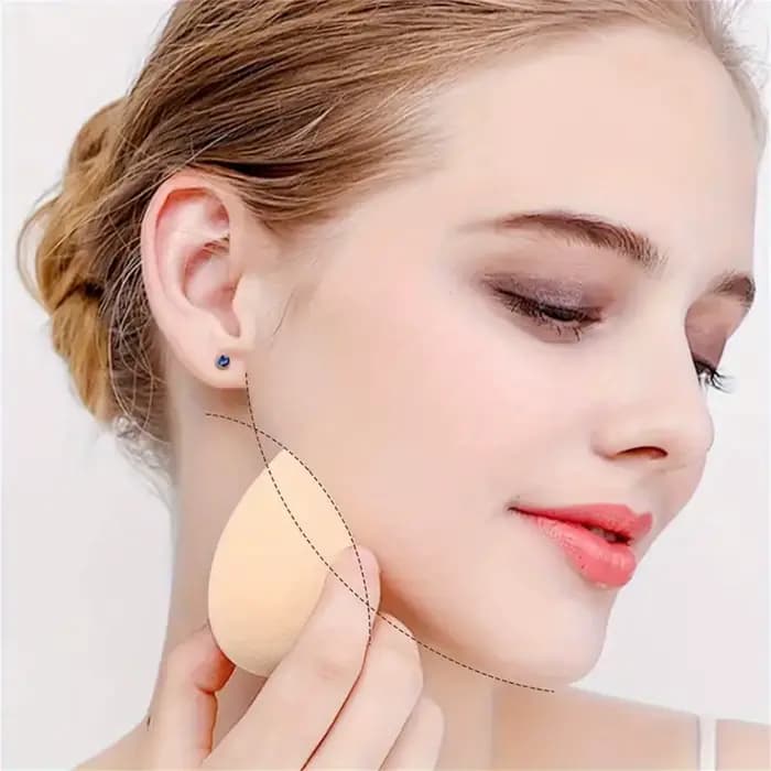 Ensemble d'éponges de maquillage ombrées 5-10 pièces – Vegan à double usage pour liquide/poudre | Essentiels de voyage