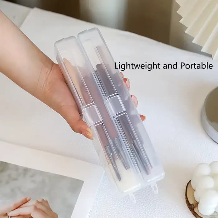 Boîte de rangement pour pinceaux de maquillage