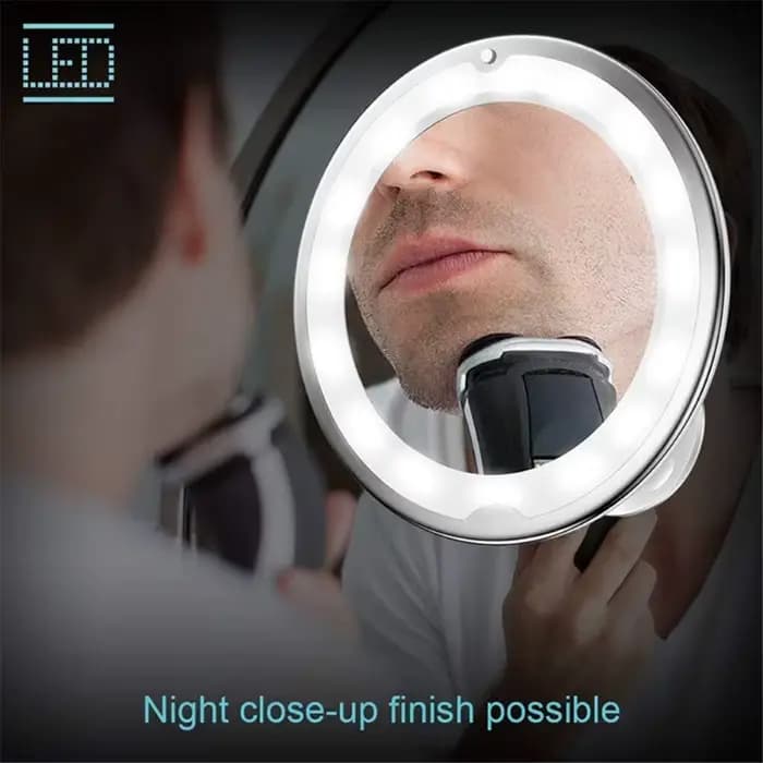 Miroir de maquillage grossissant LED 10X