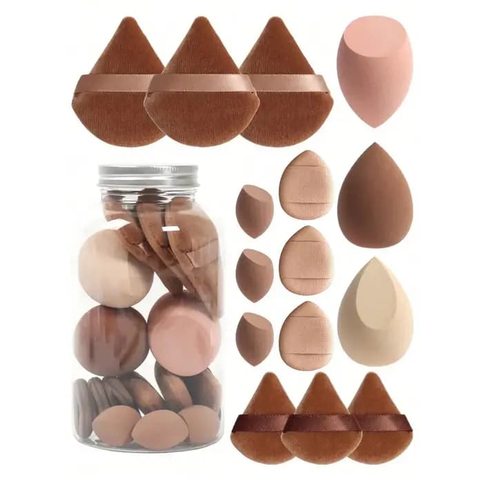 Ensemble d'éponges de maquillage