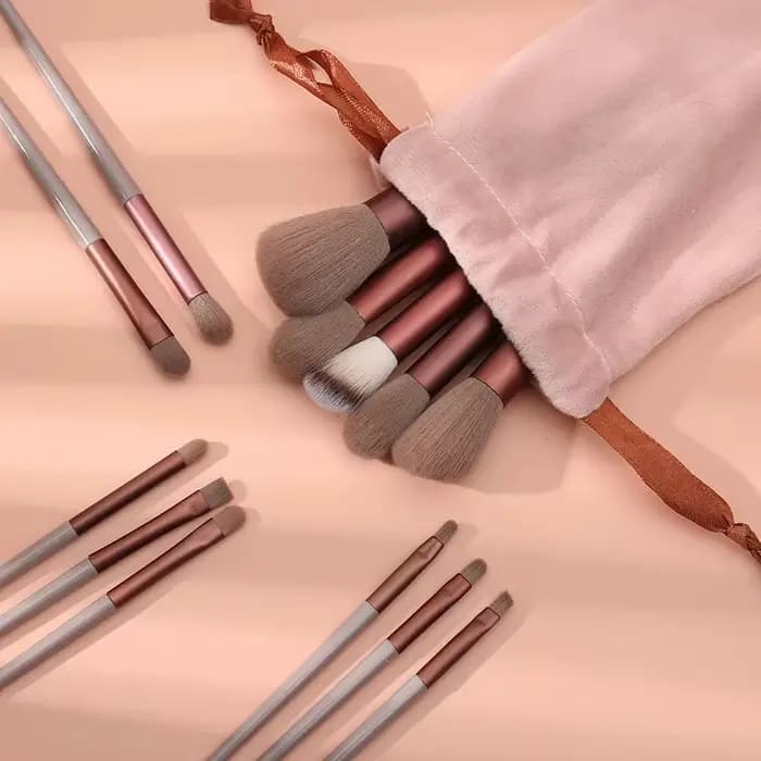 Ensemble de pinceaux de maquillage doux pour femmes